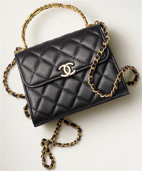 chanel mini handle clutch with chain|Chanel clutch with chain review.